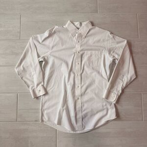 Brooks Brothers Long Sleeve Shirt Regent Fit White Square Pattern 16-33